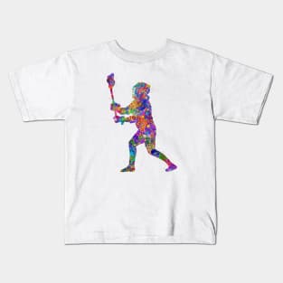 Lacrosse player Kids T-Shirt